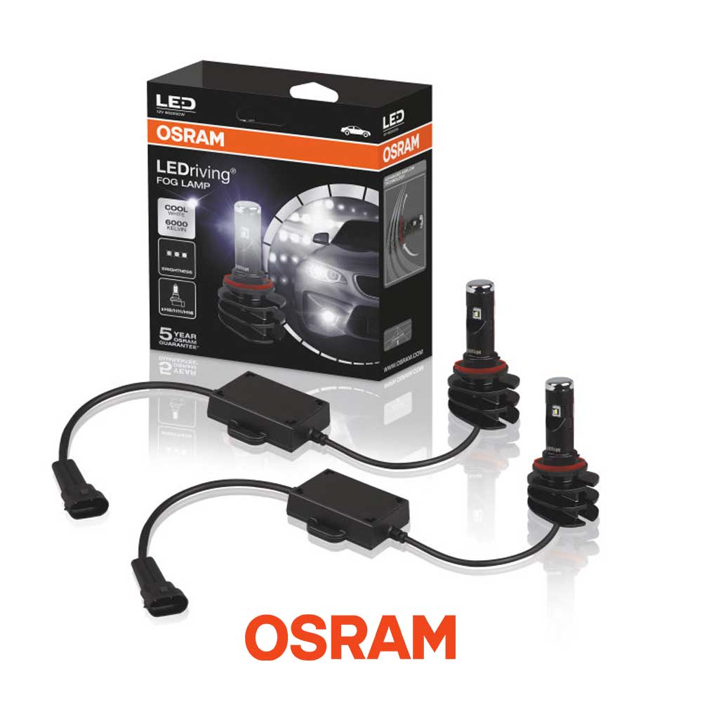 오스람 LED 안개등램프 6000K H8 H11 H16 자동차 포그램프 라이트 2개1세트